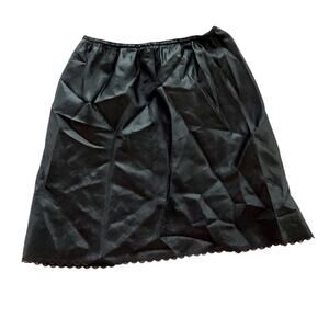 FLM Black Satin Pettislip